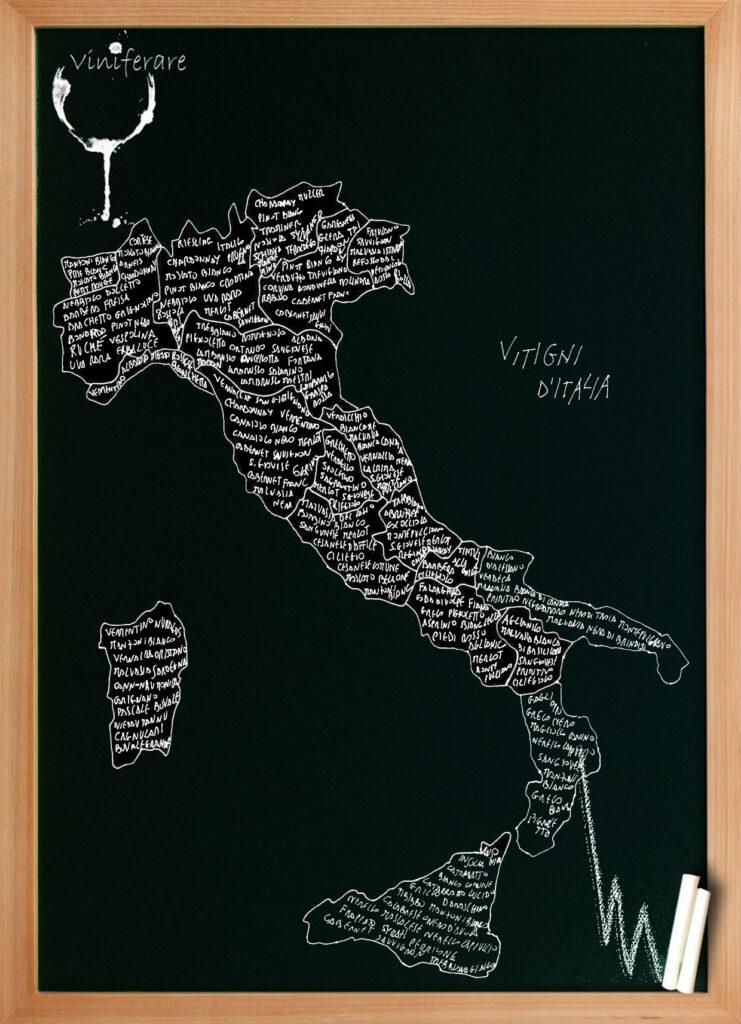 Cartina Vini Italiani