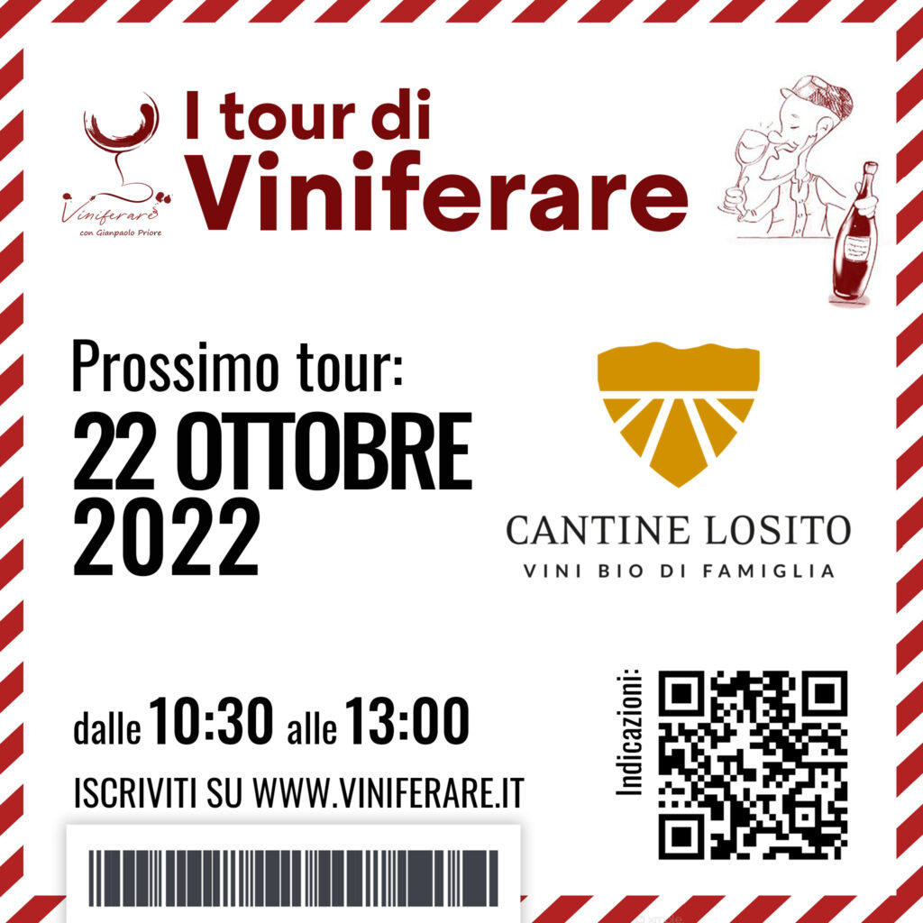 Cantine Losito - Tour 22 Ottobre 2022